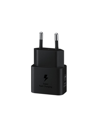 Cargador samsung ep - t2510xbegeu usb tipo c negro 25w cable incluido