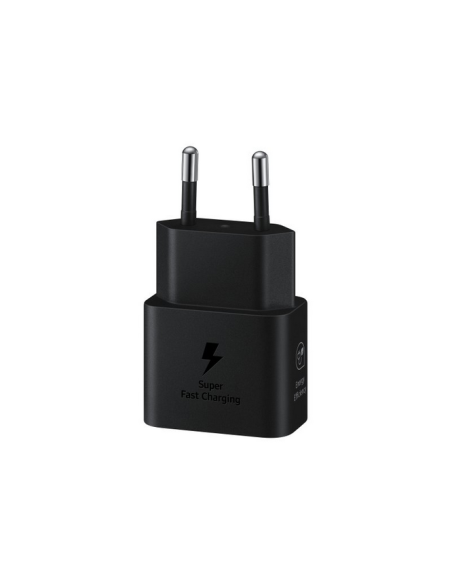 Cargador samsung ep - t2510xbegeu usb tipo c negro 25w cable incluido