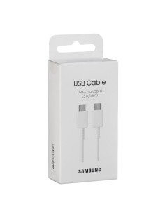 Cable samsung original ep - dx310jwegeu usb tipo c - usb tipo c blanco 1.8m