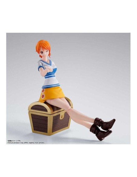 Figura tamashii nations nami romance dawn 14 cm one piece sh figuarts Figura tamashii nations nami romance dawn 14 cm one piece sh figuarts