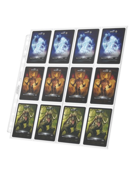 Carpeta transparente ultimate guard de 24 bolsillos y cuatro filas de páginas - carga lateral (10) Carpeta transparente ultimate guard de 24 bolsillos y cuatro filas de páginas - carga lateral (10)