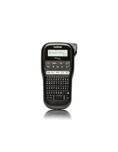 Rotuladora brother pt - h110 lcd - 2 lineas - teclado qwerty