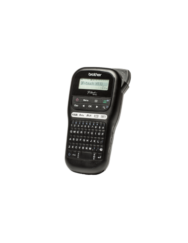 Rotuladora brother pt - h110 lcd - 2 lineas - teclado qwerty