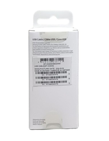 Cable usb tipo c a usb tipo a samsung 1.5m - macho - macho - negro