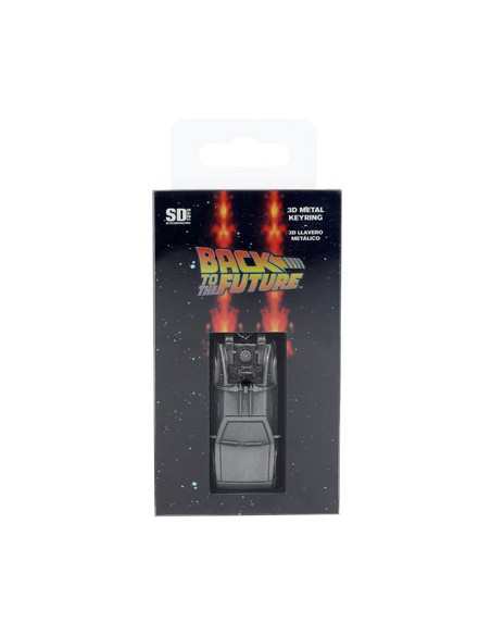 Llavero figurativo sd toys regreso al futuro delorean metalico Llavero figurativo sd toys regreso al futuro delorean metalico