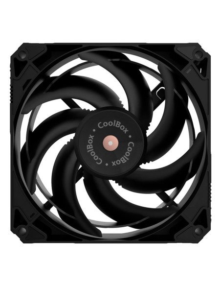Ventilador caja coolbox 120 mm v12 black