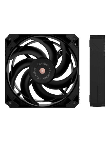 Ventilador caja coolbox 120 mm v12 black