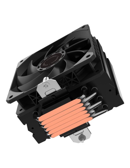 Ventilador disipador cpu gaming coolbox negro 6 heatpipes h6 black 240w tdp intel - amd