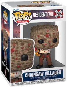 Funko pop games resident evil chainsaw villager bloody