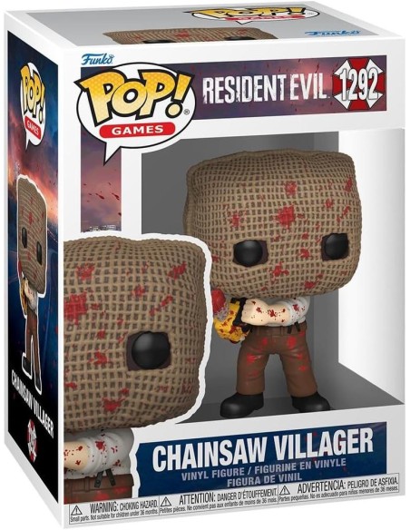 Funko pop games resident evil chainsaw villager bloody