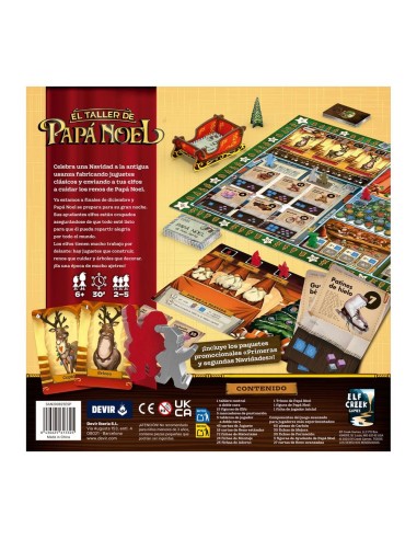 Juego de mesa el taller de papá noel