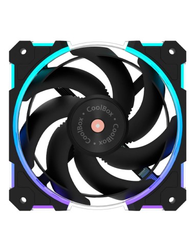 Ventilador caja coolbox 120 mm x12 ring argb