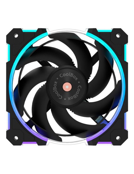 Ventilador caja coolbox 120 mm x12 ring argb