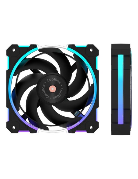 Ventilador caja coolbox 120 mm x12 ring argb Ventilador caja coolbox 120 mm x12 ring argb