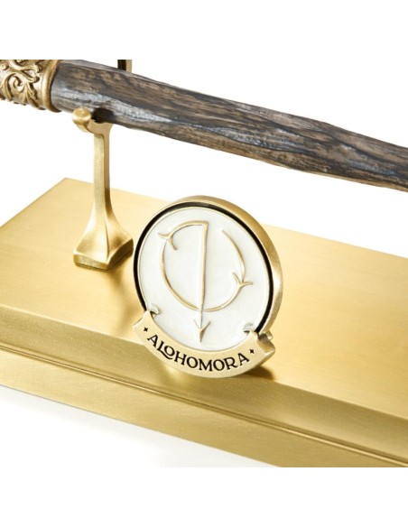 Varita de celebración the noble collection harry potter hechizo alohomora