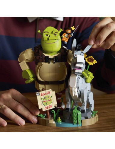 Lego shrek asno y gato