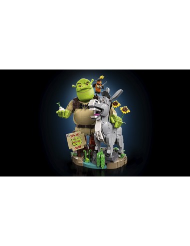 Lego shrek asno y gato