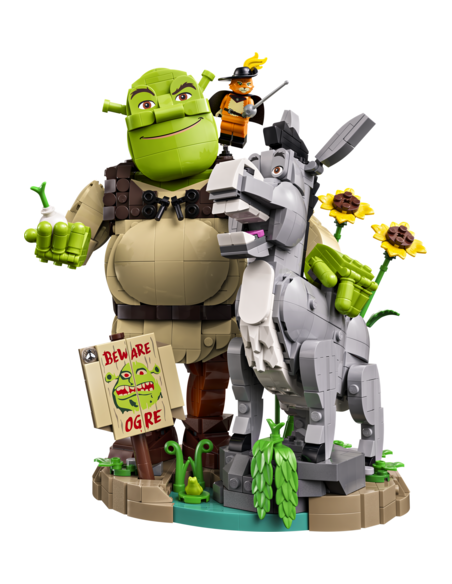 Lego shrek asno y gato Lego shrek asno y gato