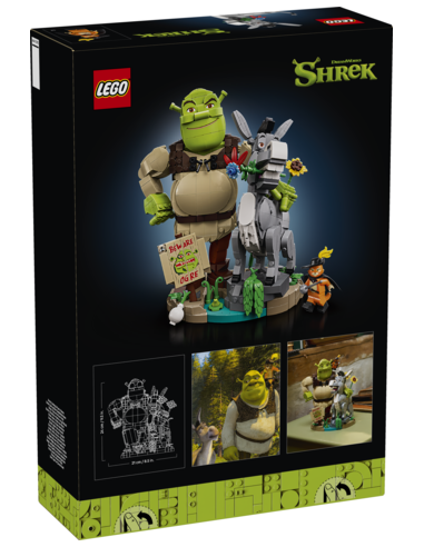 Lego shrek asno y gato