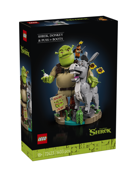 Lego shrek asno y gato Lego shrek asno y gato