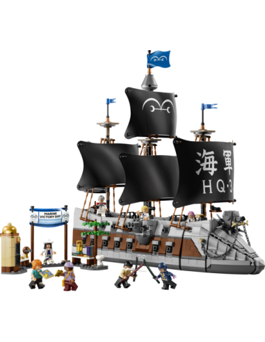 Lego one piece netflix marina de garp