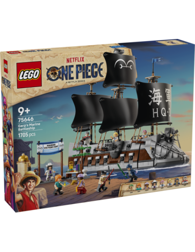 Lego one piece netflix marina de garp
