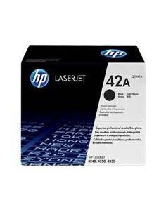 Toner hp q5942a 42a 10000 pag para hp 4250 4350 negro
