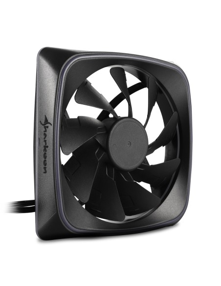 Ventilador caja sharkoon shark lights fan 120x120x 25 mm rgb led