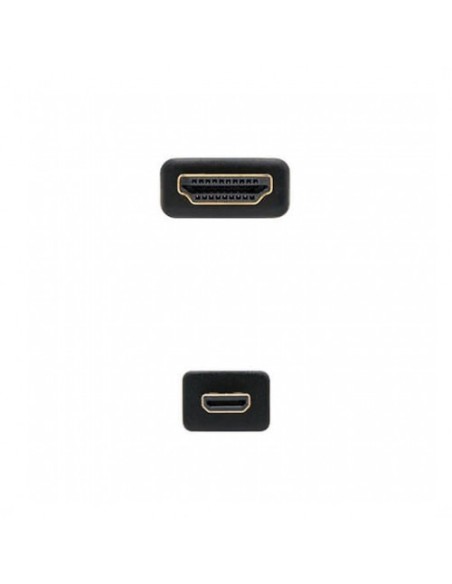 Cable micro hdmi tipo d a hdmi tipo a nanocable - macho - macho - alta velocidad - negro Cable micro hdmi tipo d a hdmi tipo a nanocable - macho - macho - alta velocidad - negro