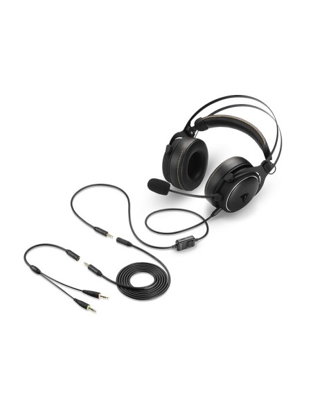 Auriculares gaming sharkoon skiller sgh50 negro microfono alambrico