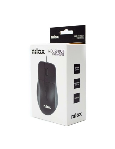Mouse raton nilox mousb1001 usb 1000 dpi