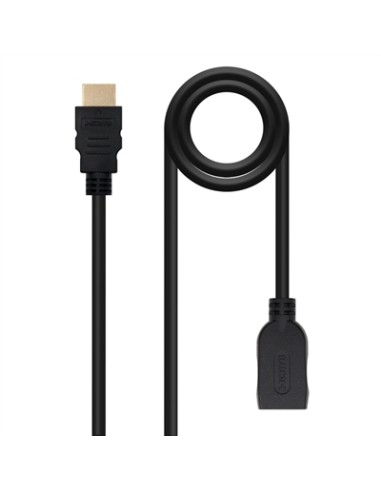 Cable hdmi 2.0 nanocable 1m - macho - hembra