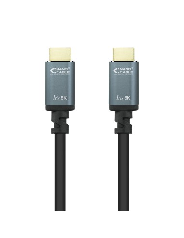 Cable hdmi 2.1 nanocable 8k 3m - macho - macho