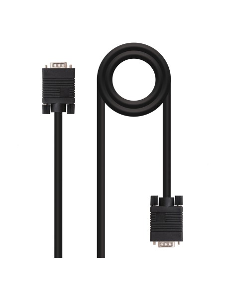 Cable svga hdb15 nanocable 1.8m - macho - macho - negro Cable svga hdb15 nanocable 1.8m - macho - macho - negro