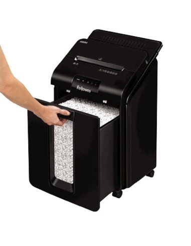 Destructora de papel fellowes automax 100m corte en particula 4x10mm - 23 litros