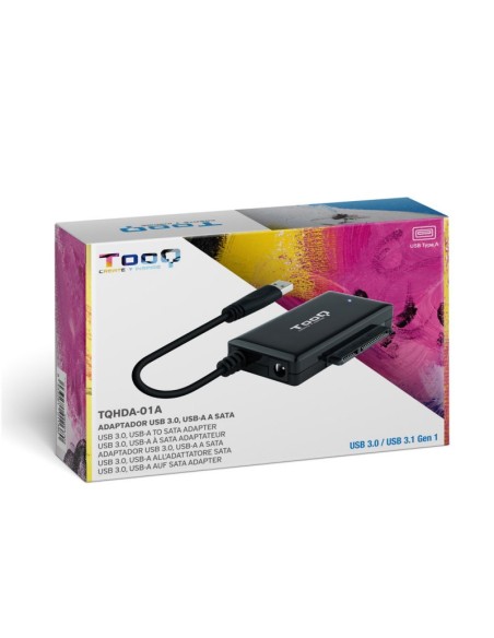 Adaptador usb 3.0 tooq para discos 2.5 pulgadas - 3.5 pulgadas