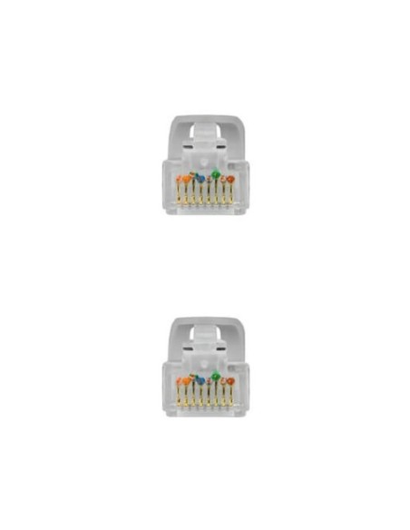 Latiguillo cable red nanocable rj45 cat.6 lszh 0.5m - awg24 - gris