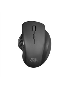 Mouse raton mars gaming mmwergo optico wireless inalambrico 6 botones 3200ppp negro