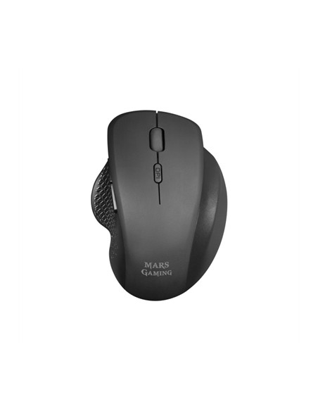 Mouse raton mars gaming mmwergo optico wireless inalambrico 6 botones 3200ppp negro