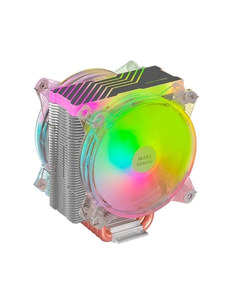 Ventilador disipador cpu mars gaming mcpu66 120mm argb