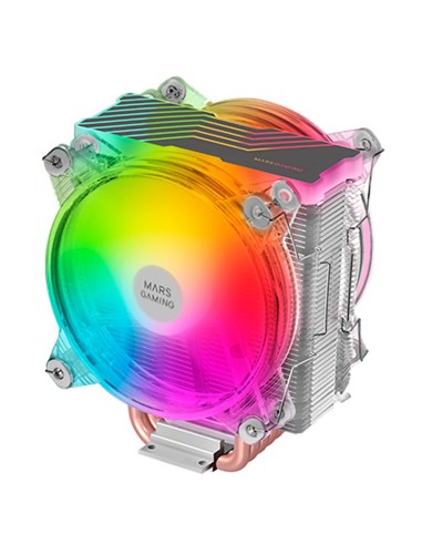 Ventilador disipador cpu mars gaming mcpu66 120mm argb