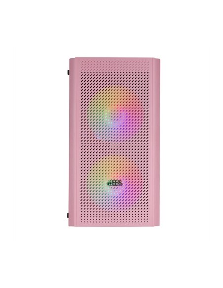 Caja ordenador mars gaming mc300 rosa micro atx 1 x usb 3.0 2 x usb 2.0 3 x 120mm frgb