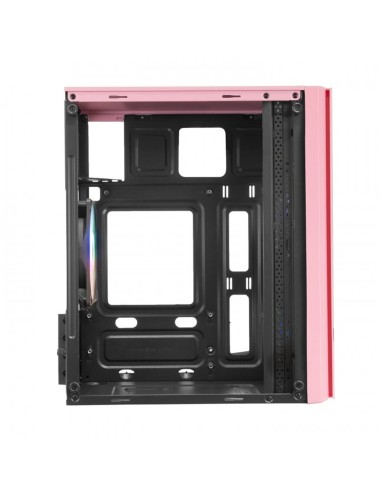 Caja ordenador mars gaming mc300 rosa micro atx 1 x usb 3.0 2 x usb 2.0 3 x 120mm frgb