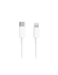 Cable lightning a usb tipo c xiaomi macho - macho - 1m - blanco