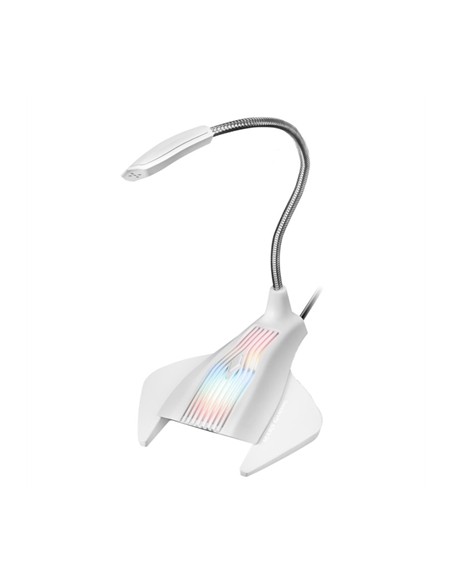 Microfono mars gaming rgb blanco