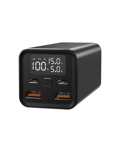 Bateria externa portatil powerbank leotec 65w power delivery 20000mah
