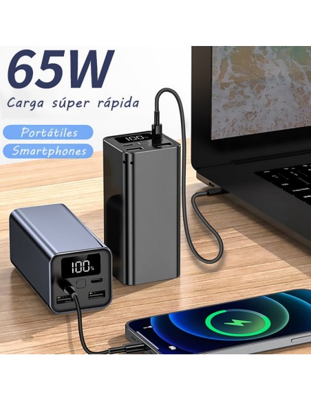 Bateria externa portatil powerbank leotec 65w power delivery 20000mah Bateria externa portatil powerbank leotec 65w power delivery 20000mah