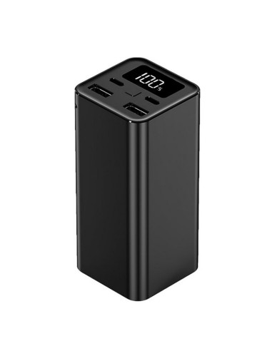 Bateria externa portatil powerbank leotec 65w power delivery 20000mah