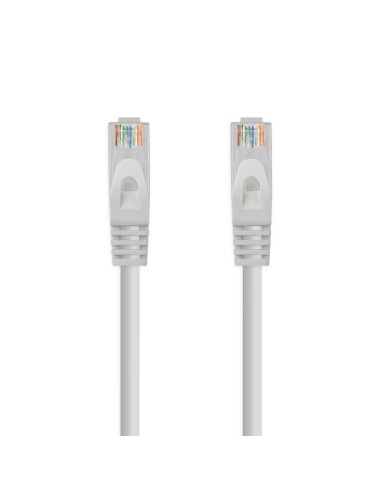 Latiguillo cable red lszh - utp cat.6a rj45 nanocable 0.5m gris