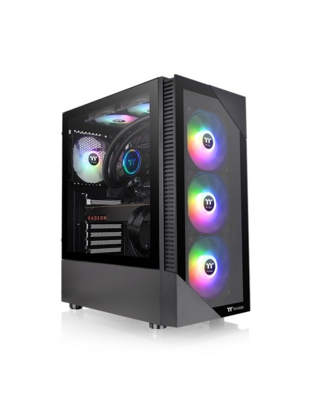 Caja ordenador gaming thermaltake view 200 tg negro atx 2 x usb 3.0 4 x 120mm argb